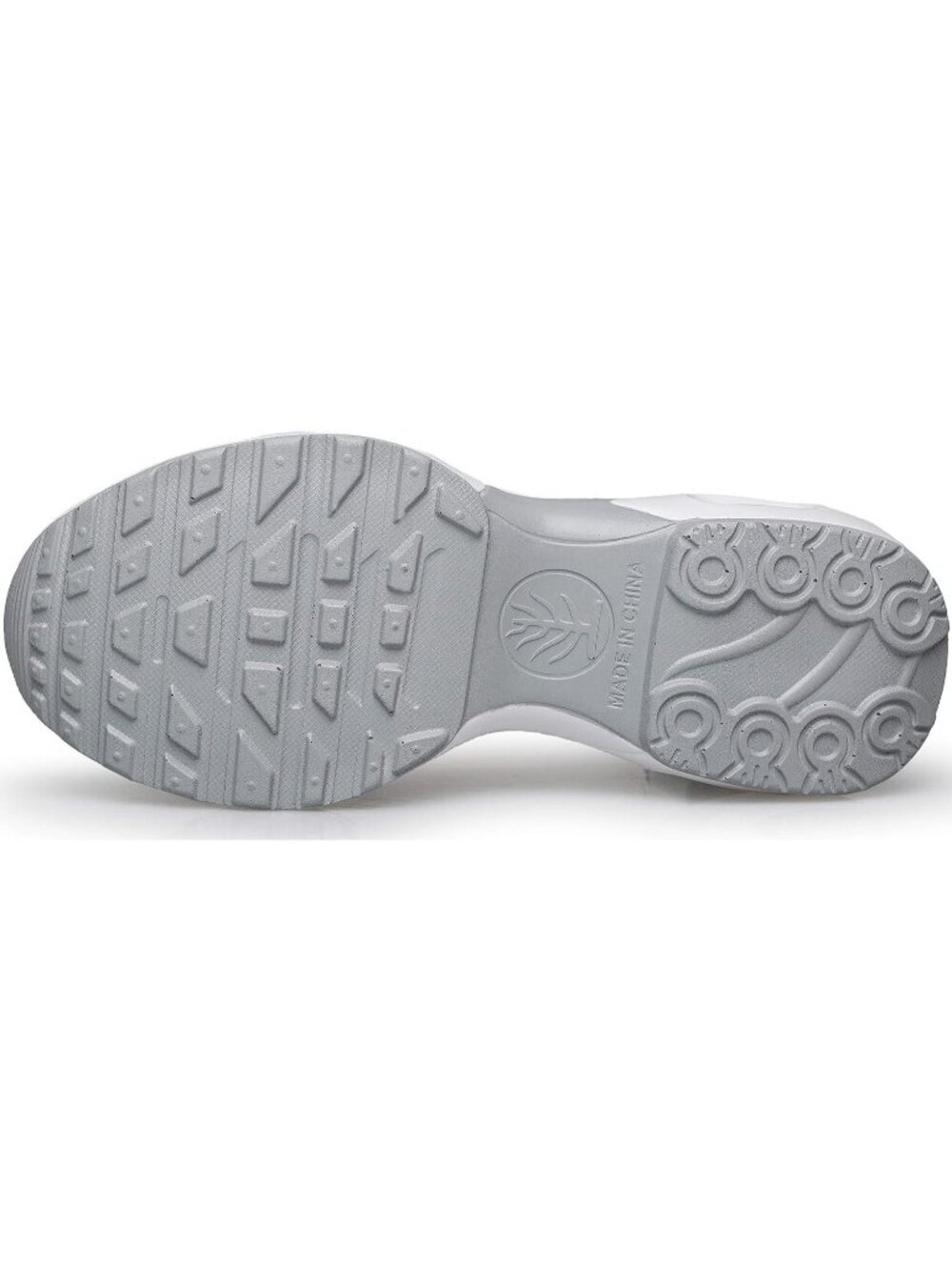 Women's Light Grey Nurse Mesh Cushion Platform Loafers Slip on Sock Sneaker - Picture 4 of 6